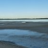 Sandflats, Sans Souci where Georges River runs into Botany Bay looking towards Towra Point, Kurnell